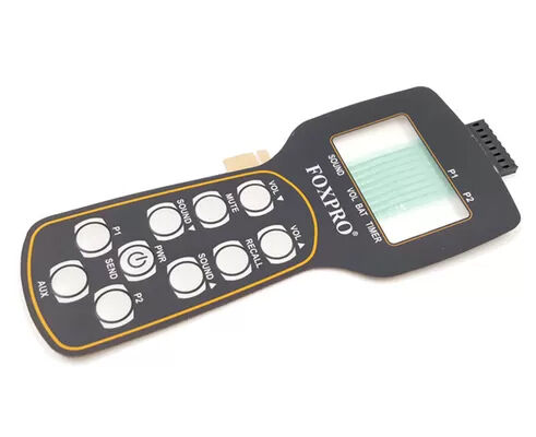 Κόκκινο LED Color Custom Membrane Switch Panel με ZIF ή FPC Connector σχεδιασμένο για οθόνες διεπαφής χρήστη και ελέγχου